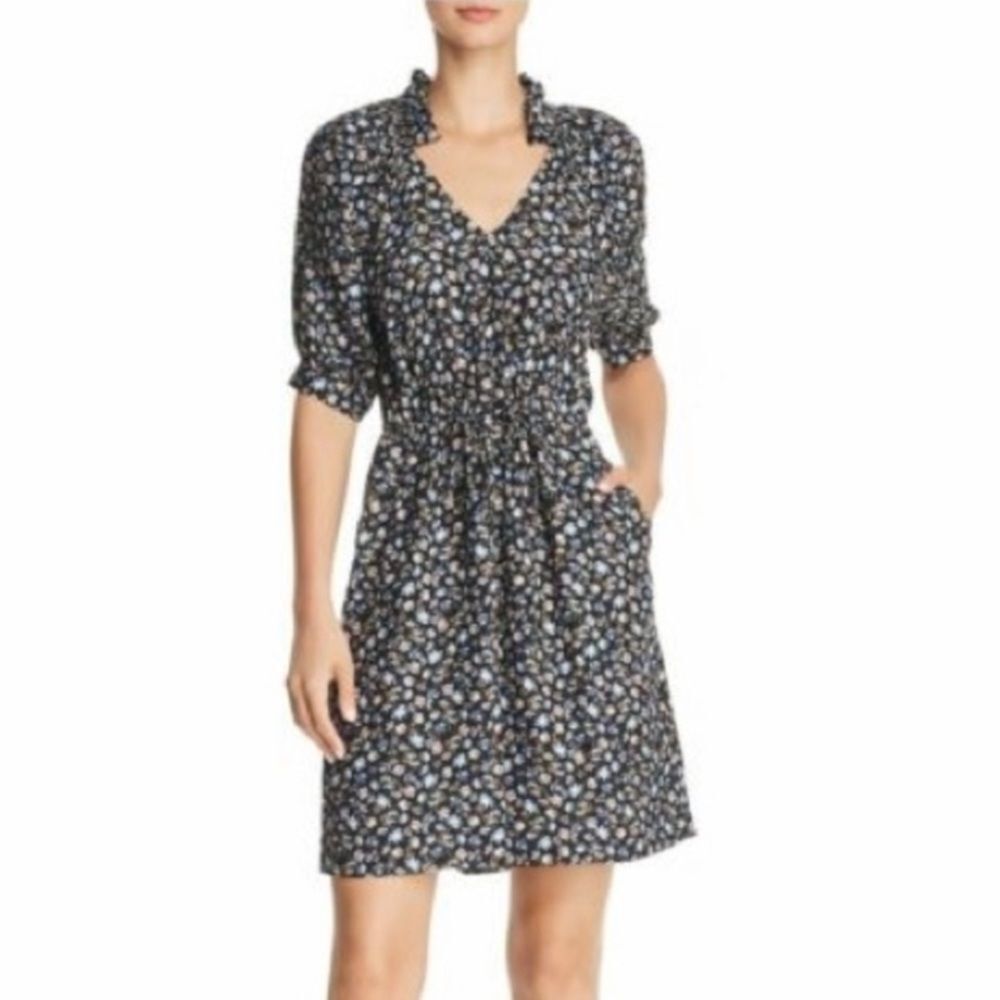 Rebecca Taylor NWT Zelma silk floral peasant dress